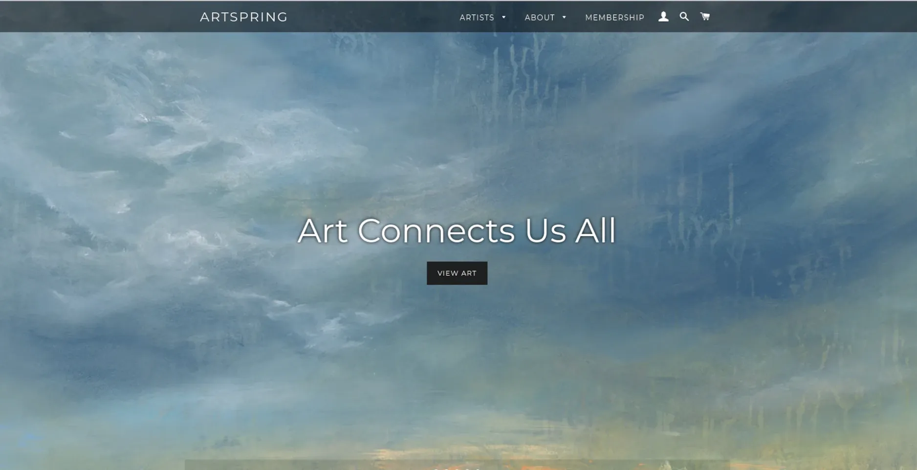 artspring.co website by Twining Original Design