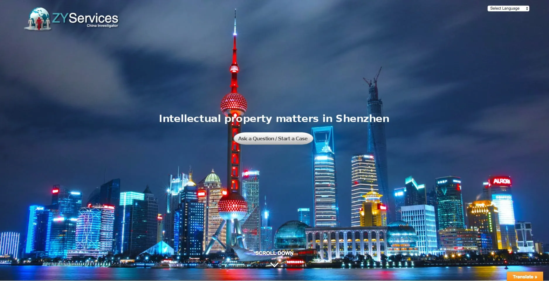 Chinainvestigator.com website by Twining Original Design