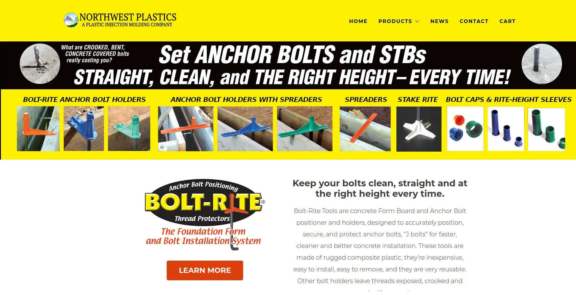Northwestplastics.com website by Twining Original Design