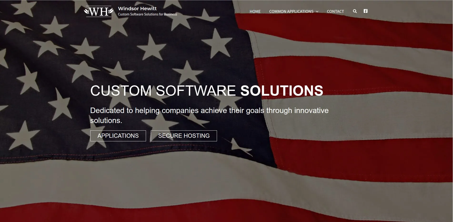 windsorhewitt.com website by Twining Original Design